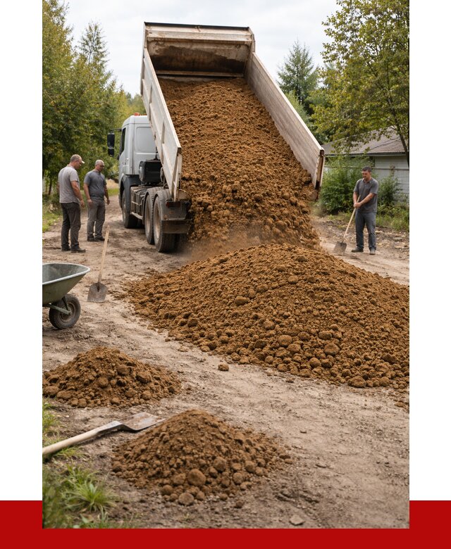 Купить суглинок с доставкой в Выборге от 2555 р. за куб | ПРОНЕРУДВбр