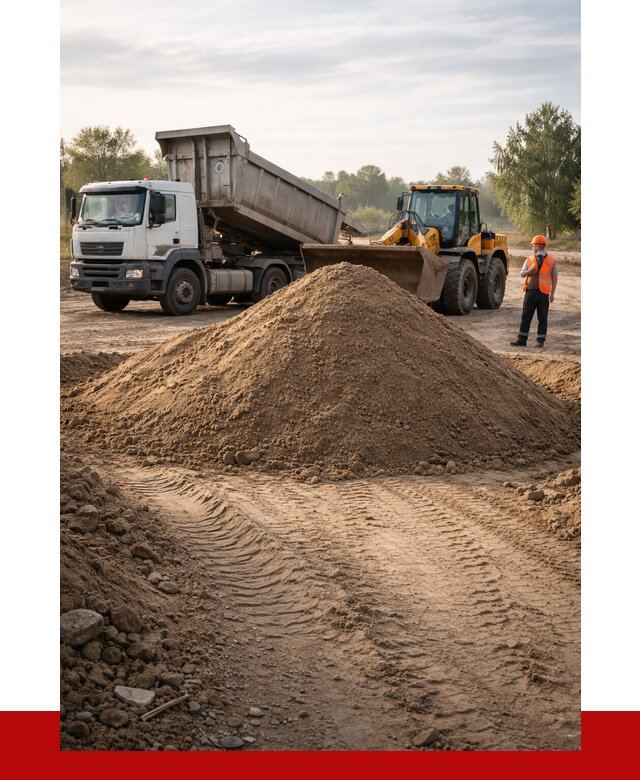 Купить песчаный грунт с доставкой в Выборге от 4293 р. | ПРОНЕРУДВбр
