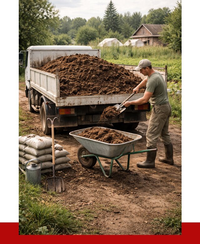 Купить коровий навоз с доставкой в Выборге от 1840 р. | ПРОНЕРУДВбр