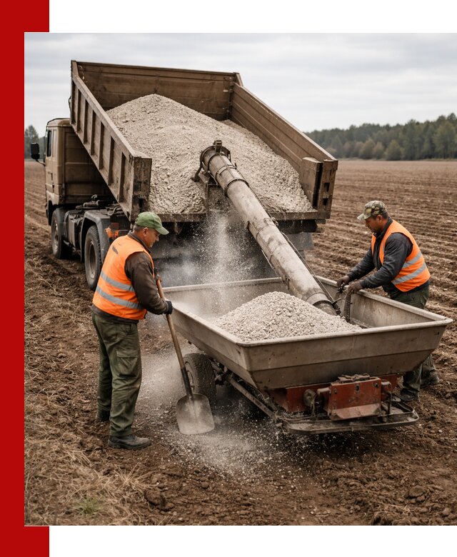 Доставка и продажа суперфосфата оптом и в розницу в Выборге