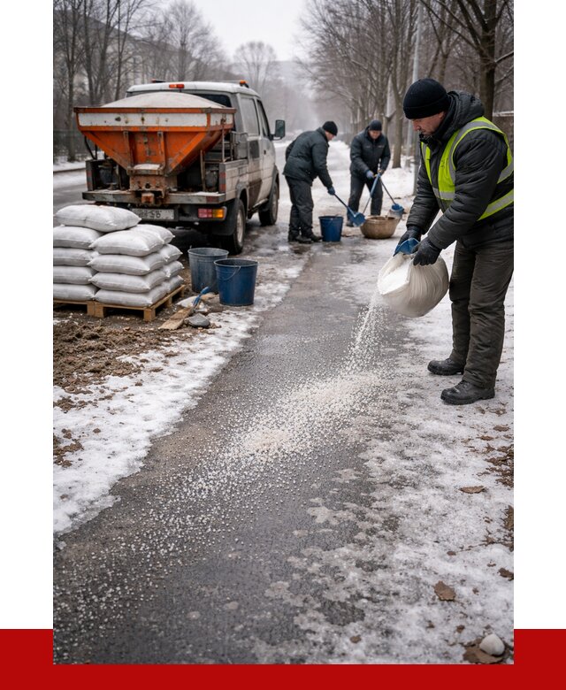 Реагент против гололеда в Выборге с доставкой от 4599 р. | ПРОНЕРУДВбр