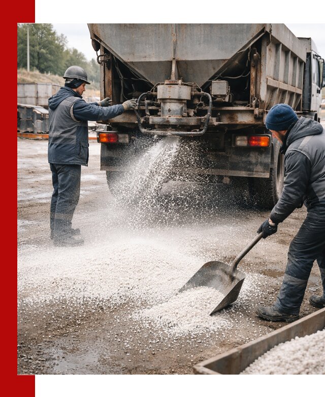 Доставка и продажа хлористого кальция в Выборге