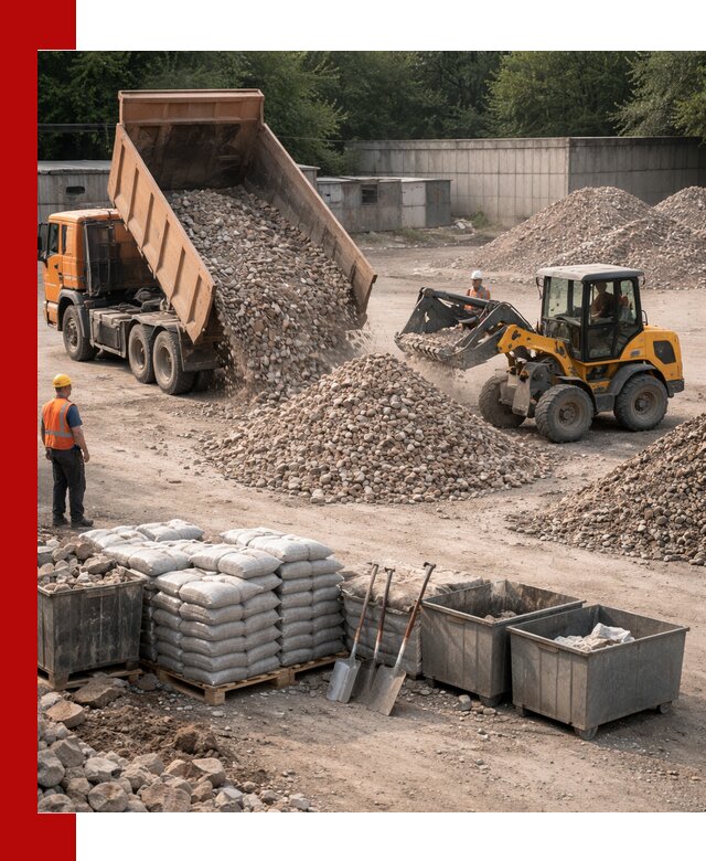 Вторичные материалы для отсыпки в Выборге — поставка и доставка