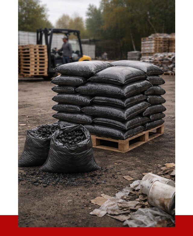 Купить уголь в мешках с доставкой в Выборге от 7666 р. | ПРОНЕРУДВбр