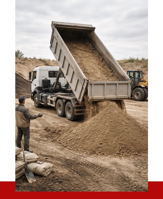 Доставка самосвалом 20 кубов в Выборге от 7666 р. | ПРОНЕРУДВбр