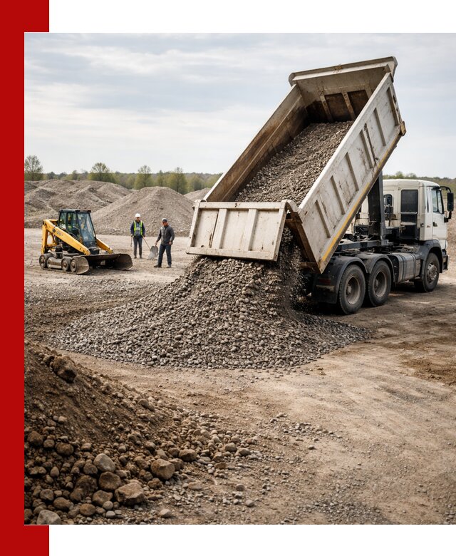 Доставка самосвалом 25 м³ в Выборге быстро и надежно