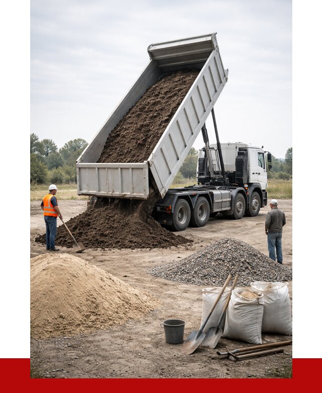 Доставка самосвалом 30 кубов в Выборге от 8688 р. | ПРОНЕРУДВбр