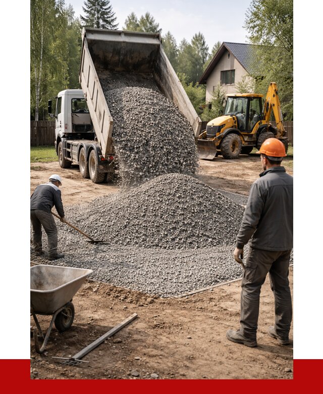 Отсыпка участка щебнем в Выборге от 6644 р. ПРОНЕРУДВбр